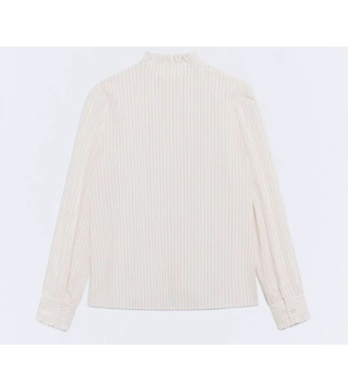 CAMISA ELISABETH BURGUNDY PINSTRIPE eseOese