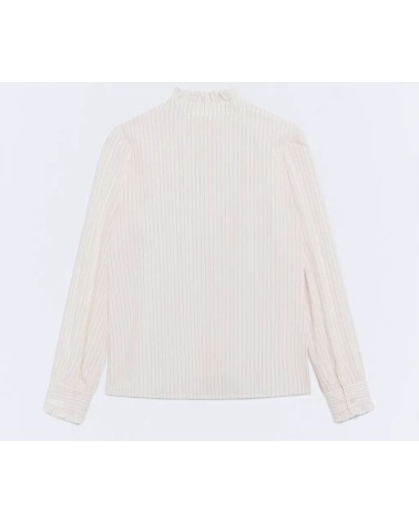 CAMISA ELISABETH BURGUNDY PINSTRIPE eseOese