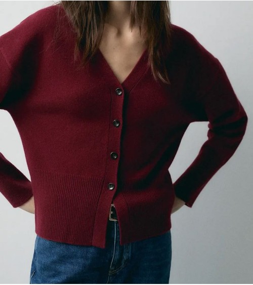 CHAQUETA CARDIGAN JULIA LANA Y CACHEMIRA DE eseOese