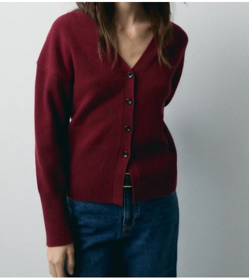 CHAQUETA CARDIGAN JULIA LANA Y CACHEMIRA DE eseOese