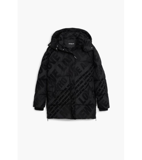ABRIGO PADDED CADERA FLOCK DESIGUAL