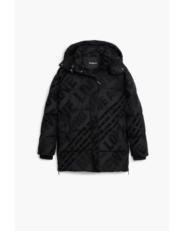 ABRIGO PADDED CADERA FLOCK DESIGUAL