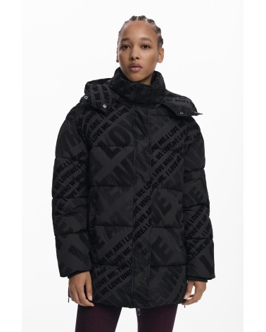 ABRIGO PADDED CADERA FLOCK DESIGUAL
