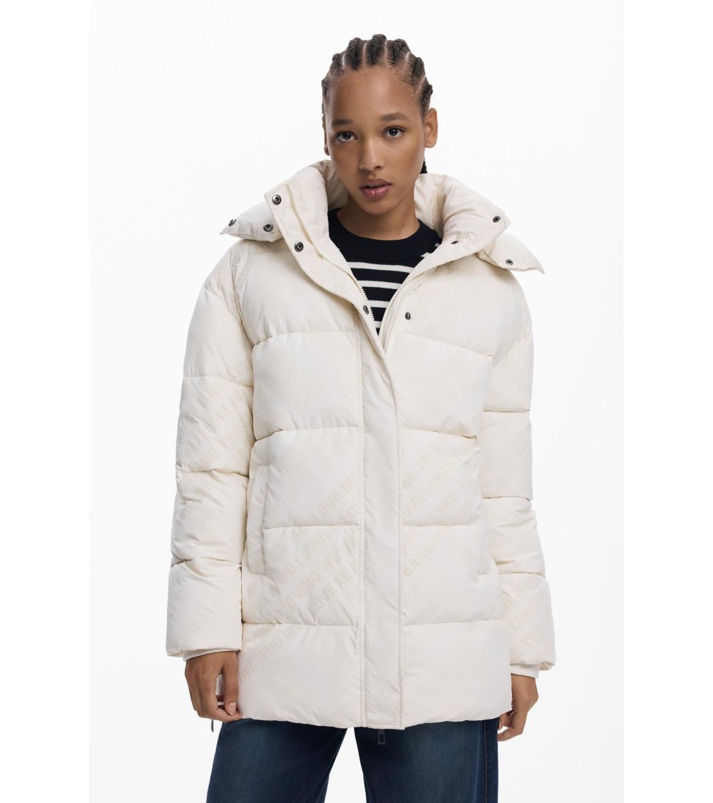 ABRIGO PADDED CADERA FLOCK DESIGUAL