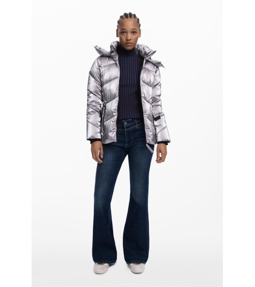 ABRIGO PADDED METALIC DESIGUAL