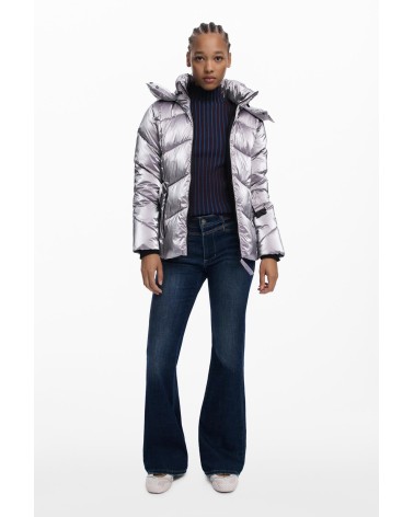 ABRIGO PADDED METALIC DESIGUAL