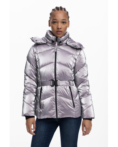 ABRIGO PADDED METALIC DESIGUAL