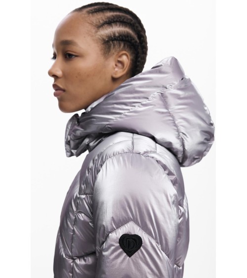 ABRIGO PADDED METALIC DESIGUAL