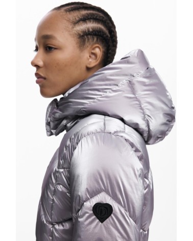 ABRIGO PADDED METALIC DESIGUAL