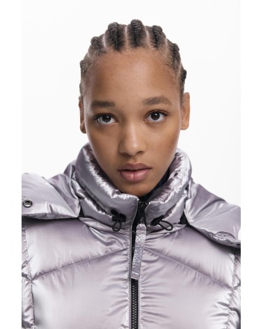 ABRIGO PADDED METALIC DESIGUAL