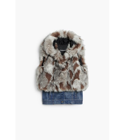 CHALECO BUNNY DE PELO DESIGUAL