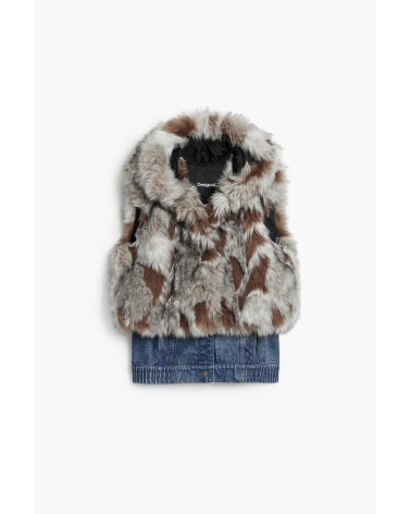 CHALECO BUNNY DE PELO DESIGUAL