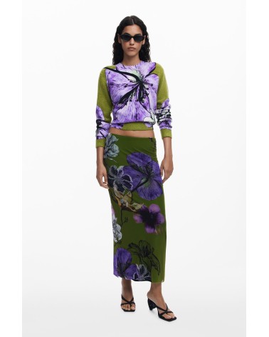 FALDA TULLEFLOWERS DISEÑO LACROIX DESIGUAL