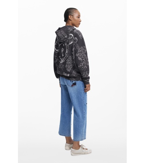 SUDADERA OVERSIZE LETTERS MICKEY DESIGUAL