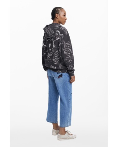 SUDADERA OVERSIZE LETTERS MICKEY DESIGUAL