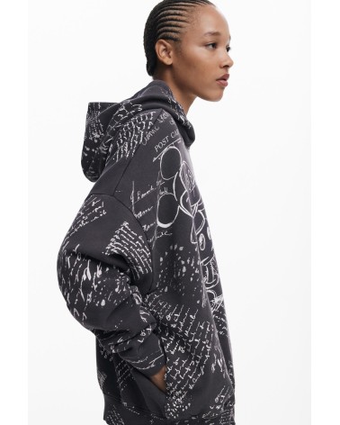 SUDADERA OVERSIZE LETTERS MICKEY DESIGUAL