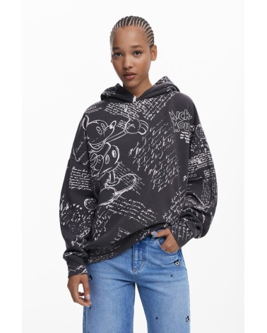 SUDADERA OVERSIZE LETTERS MICKEY DESIGUAL