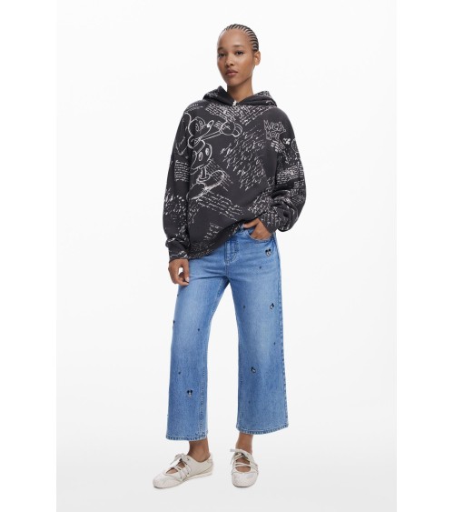 SUDADERA OVERSIZE LETTERS MICKEY DESIGUAL