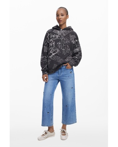 SUDADERA OVERSIZE LETTERS MICKEY DESIGUAL