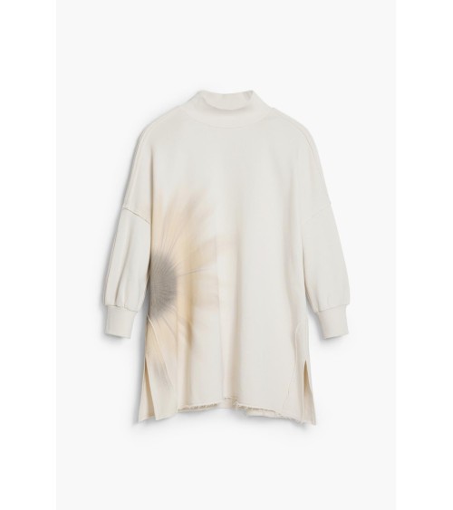 SUDADERA OVERSIZE FLOR DESIGUAL