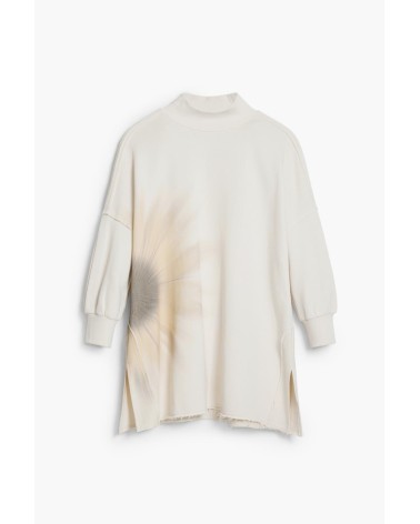 SUDADERA OVERSIZE FLOR DESIGUAL