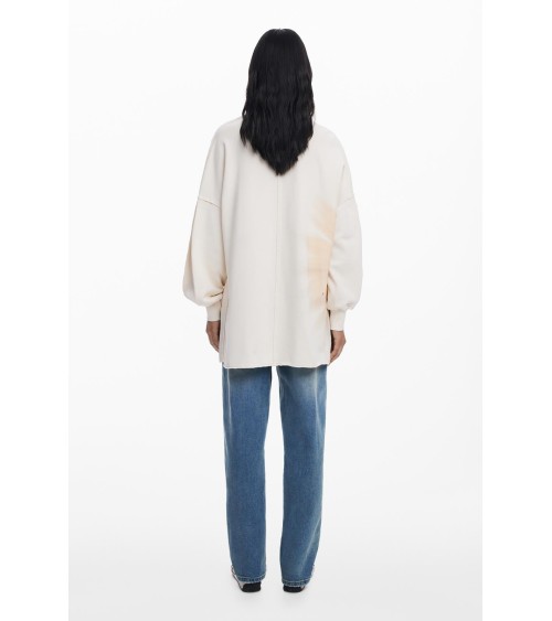 SUDADERA OVERSIZE FLOR DESIGUAL