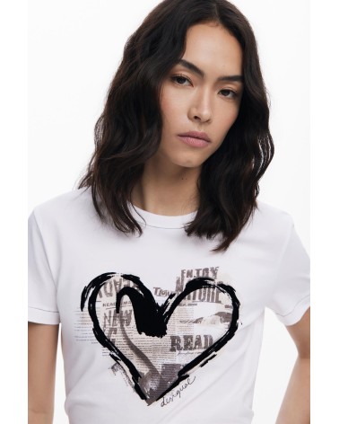 CAMISETA LETTER CORE DESIGUAL