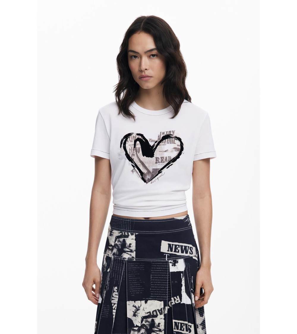 CAMISETA LETTER CORE DESIGUAL