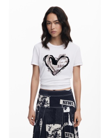 CAMISETA LETTER CORE DESIGUAL