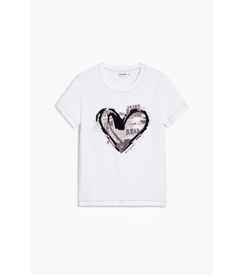 CAMISETA LETTER CORE DESIGUAL