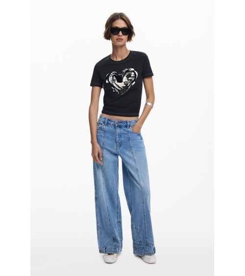 CAMISETA LETTER CORE DESIGUAL