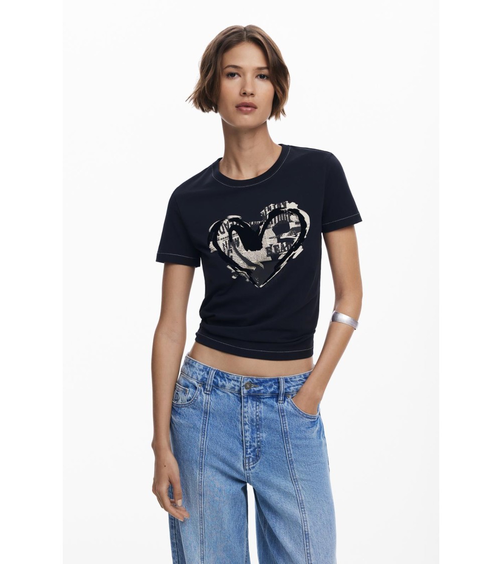 CAMISETA LETTER CORE DESIGUAL