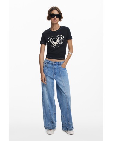 CAMISETA LETTER CORE DESIGUAL