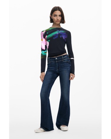 CAMISETA LENA DESIGUAL