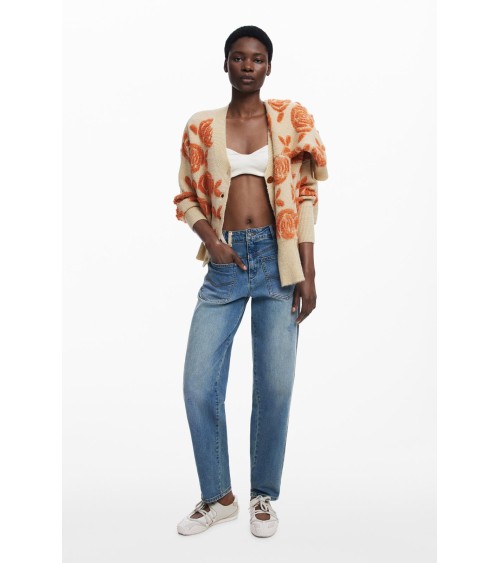 CHAQUETA CÁRDIGAN CARTER DESIGUAL