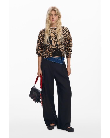JERSEY MINIE ANIMAL PRINT DESIGUAL