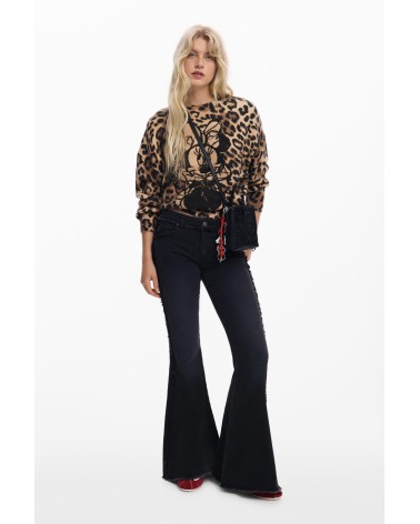 JERSEY MINIE ANIMAL PRINT DESIGUAL