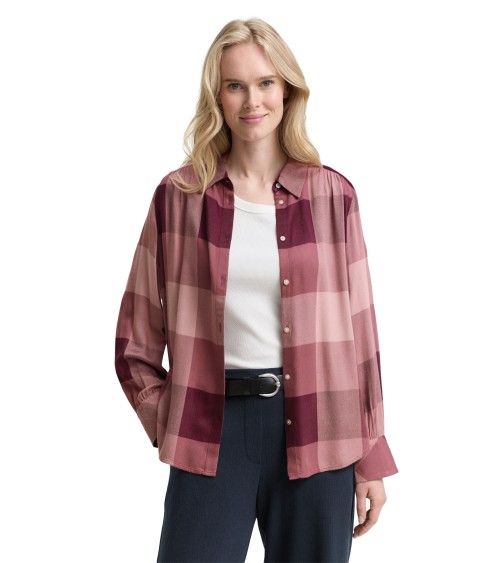 CAMISA DE CUADROS TEJIDO SUAVE TOM TAILOR