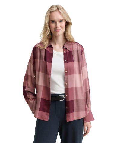 CAMISA DE CUADROS TEJIDO SUAVE TOM TAILOR