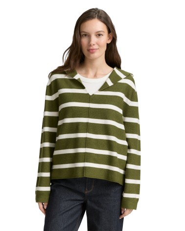 JERSEY DE PUNTO CON CAPUCHA TOM TAILOR