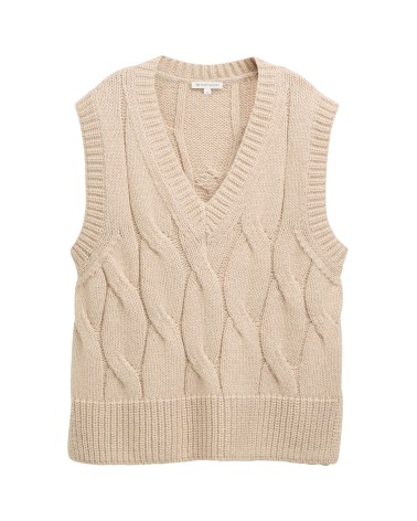 CHALECO DE PUNTO TRENZADO TOM TAILOR