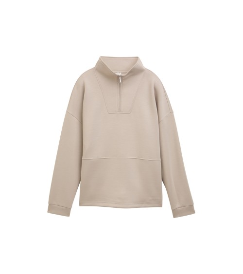 SUDADERA SEMI CREMALLERA SCUBA TOM TAILOR