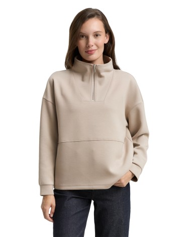 SUDADERA SEMI CREMALLERA SCUBA TOM TAILOR