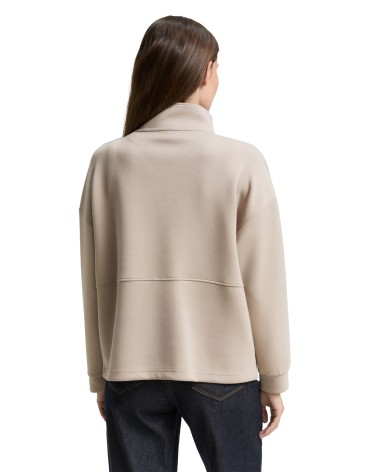SUDADERA SEMI CREMALLERA SCUBA TOM TAILOR