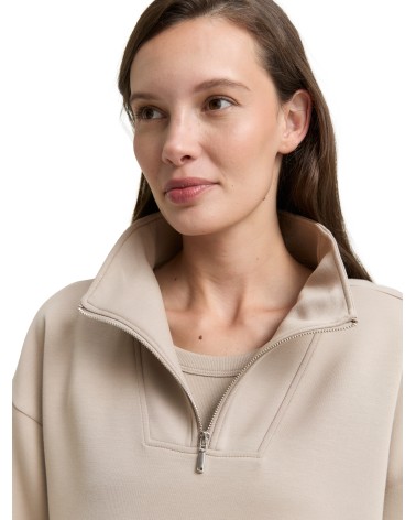 SUDADERA SEMI CREMALLERA SCUBA TOM TAILOR