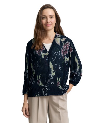 BLUSA TEJIDO PLISADO TOM TAILOR