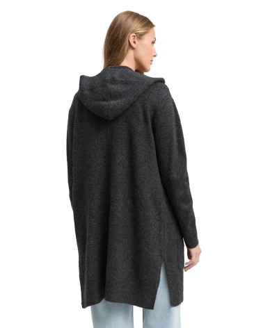 CHAQUETA DE PUNTO CON CAPUCHA TOM TAILOR