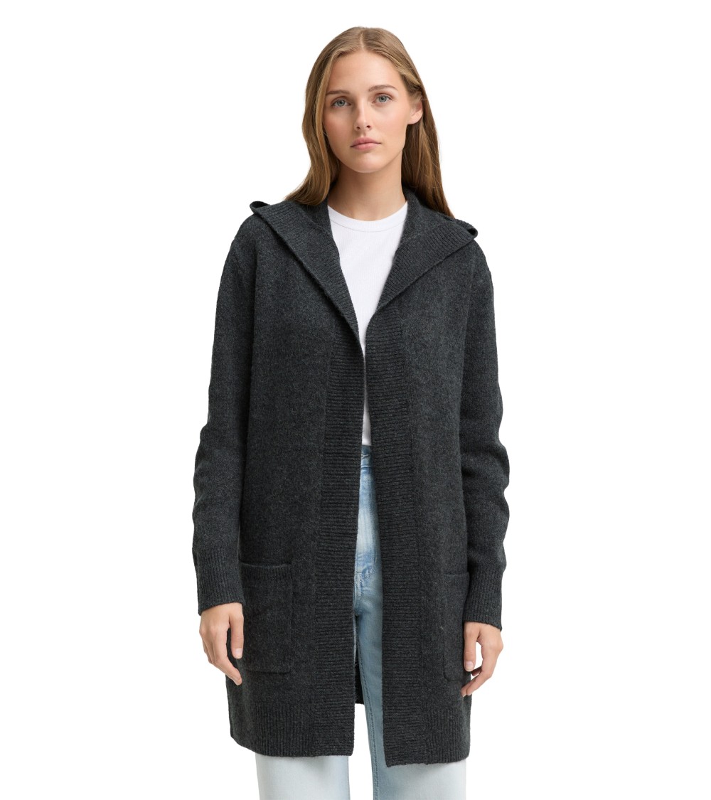 CHAQUETA DE PUNTO CON CAPUCHA TOM TAILOR CHAQUETA DE PUNTO CON CAPUCHA TOM TAILOR