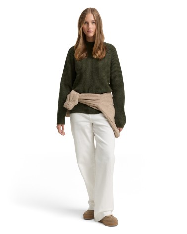 JERSEY CUELLO CHIMENEA ACANALADO TOM TAILOR