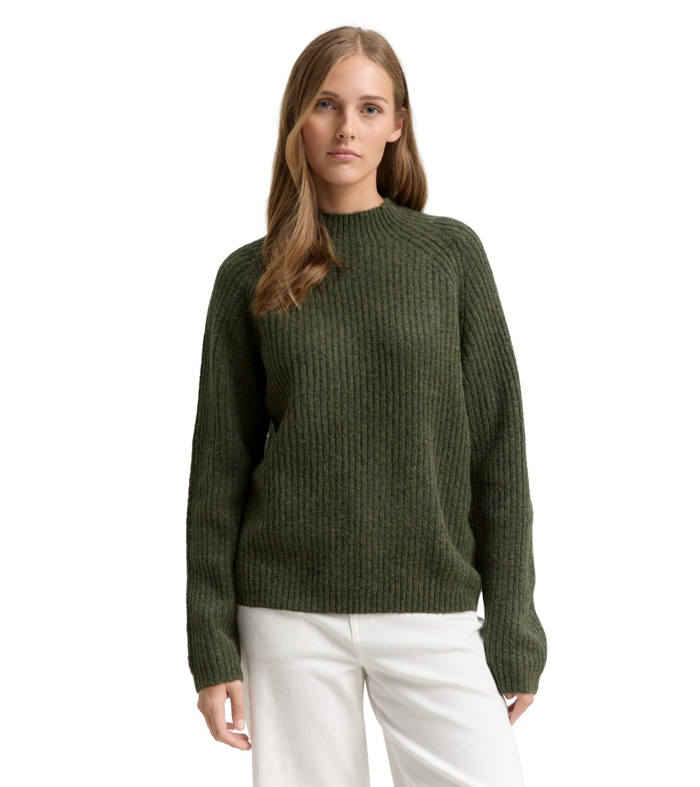 JERSEY CUELLO CHIMENEA ACANALADO TOM TAILOR JERSEY CUELLO CHIMENEA ACANALADO TOM TAILOR